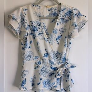 Floral Blouse Top, feminine design and cut.